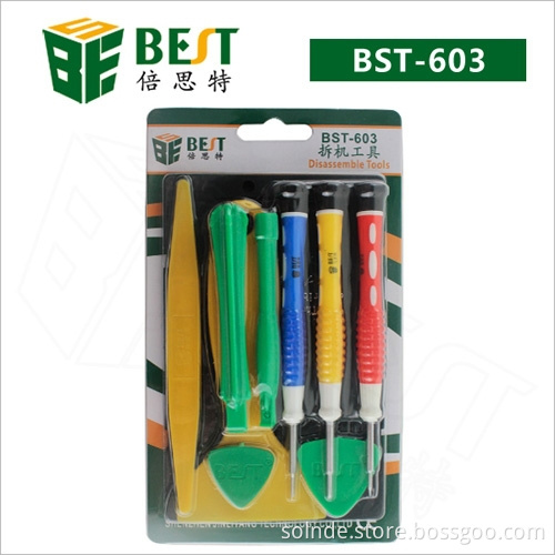 BST-603 5 in 1 Repair Tool Kits Screwdriver for iPhone 5 5S 4 4S 6 6Plus